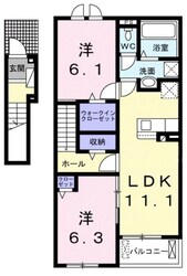 ドマーニ　大利根の物件間取画像